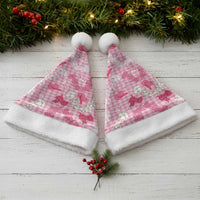 Paniolo Palaka Hawaiian Cowgirl Christmas Santa Hat LT9 - Polynesian Pride