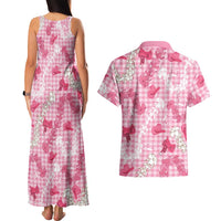 Paniolo Palaka Hawaiian Cowgirl Couples Matching Tank Maxi Dress and Hawaiian Shirt - Polynesian Pride