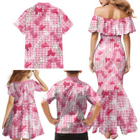 Paniolo Palaka Hawaiian Cowgirl Family Matching Mermaid Dress and Hawaiian Shirt - Polynesian Pride