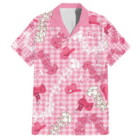 Paniolo Palaka Hawaiian Cowgirl Family Matching Off Shoulder Maxi Dress and Hawaiian Shirt - Polynesian Pride
