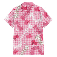 Paniolo Palaka Hawaiian Cowgirl Family Matching Off Shoulder Maxi Dress and Hawaiian Shirt - Polynesian Pride
