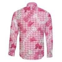 Paniolo Palaka Hawaiian Cowgirl Family Matching Off Shoulder Maxi Dress and Hawaiian Shirt - Polynesian Pride