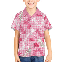 Paniolo Palaka Hawaiian Cowgirl Family Matching Off Shoulder Maxi Dress and Hawaiian Shirt - Polynesian Pride