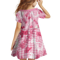 Paniolo Palaka Hawaiian Cowgirl Family Matching Off Shoulder Short Dress and Hawaiian Shirt - Polynesian Pride