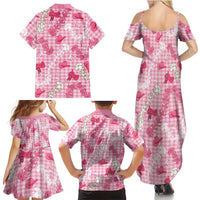 Paniolo Palaka Hawaiian Cowgirl Family Matching Summer Maxi Dress and Hawaiian Shirt - Polynesian Pride