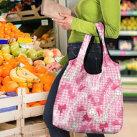 Paniolo Palaka Hawaiian Cowgirl Grocery Bag - Polynesian Pride