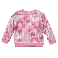 Paniolo Palaka Hawaiian Cowgirl Kid Ugly Christmas Sweater - Polynesian Pride