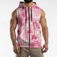 Paniolo Palaka Hawaiian Cowgirl Sleeveless Zip Hoodie LT9 - Polynesian Pride