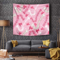 Paniolo Palaka Hawaiian Cowgirl Tapestry - Polynesian Pride