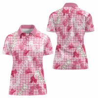Paniolo Palaka Hawaiian Cowgirl Women Polo Shirt LT9 - Polynesian Pride