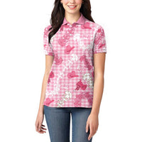 Paniolo Palaka Hawaiian Cowgirl Women Polo Shirt LT9 - Polynesian Pride