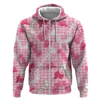 Paniolo Palaka Hawaiian Cowgirl Zip Hoodie - Polynesian Pride