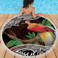 Papua New Guinea Christmas Beach Blanket - Polynesian Pride