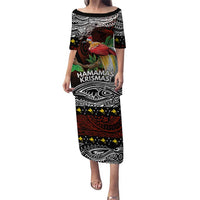 Papua New Guinea Christmas Family Matching Puletasi and Hawaiian Shirt - Polynesian Pride