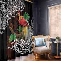 Papua New Guinea Christmas Window Curtain - Polynesian Pride