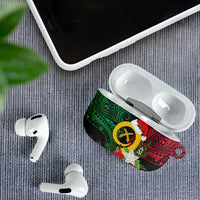 Vanuatu Pig's Tusk Meri Krismas! AirPods Case Vanuatuan Ancient Art Spirit LT9 - Polynesian Pride