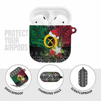 Vanuatu Pig's Tusk Meri Krismas! AirPods Case Vanuatuan Ancient Art Spirit LT9 - Polynesian Pride