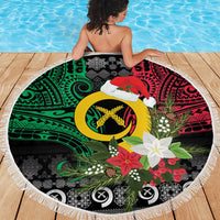 Vanuatu Pig's Tusk Meri Krismas! Beach Blanket Vanuatuan Ancient Art Spirit - Polynesian Pride