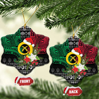 Vanuatu Pig's Tusk Meri Krismas! Ceramic Ornament Vanuatuan Ancient Art Spirit - Polynesian Pride