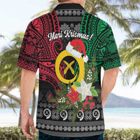Vanuatu Pig's Tusk Meri Krismas! Hawaiian Shirt Vanuatuan Ancient Art Spirit - Polynesian Pride