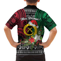 Vanuatu Pig's Tusk Meri Krismas! Hawaiian Shirt Vanuatuan Ancient Art Spirit - Polynesian Pride