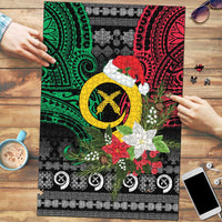 Vanuatu Pig's Tusk Meri Krismas! Puzzle Vanuatuan Ancient Art Spirit - Polynesian Pride