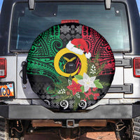 Vanuatu Pig's Tusk Meri Krismas! Spare Tire Cover Vanuatuan Ancient Art Spirit - Polynesian Pride