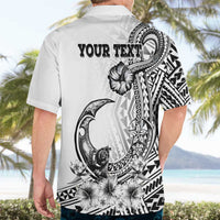 Ia Orana Tahiti Personalised Hawaiian Shirt French Polynesia Hook Tattoo Special White Color LT9