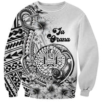 Ia Orana Tahiti Personalised Sweatshirt French Polynesia Hook Tattoo Special White Color LT9