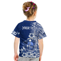 Nauru Independence Personalised Kid T Shirt Naoero Hook Tattoo Special Polynesian Pattern LT9 - Polynesian Pride