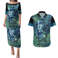 New Zealand Matariki Tupuanuku Couples Matching Puletasi and Hawaiian Shirt Te W o te Hauhake LT9 Art - Polynesian Pride