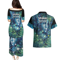 New Zealand Matariki Tupuanuku Couples Matching Puletasi and Hawaiian Shirt Te W o te Hauhake LT9 - Polynesian Pride