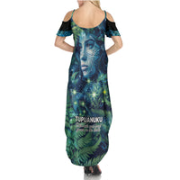 New Zealand Matariki Tupuanuku Summer Maxi Dress Te Wā o te Hauhake