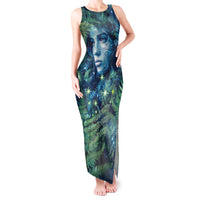 New Zealand Matariki Tupuanuku Tank Maxi Dress Te W o te Hauhake LT9 Women Art - Polynesian Pride
