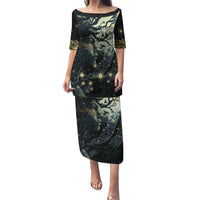 New Zealand Matariki Tupuarangi Puletasi Ng Kai o te Rangi LT9 Long Dress Art - Polynesian Pride