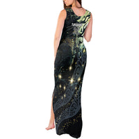New Zealand Matariki Tupuarangi Tank Maxi Dress Ng Kai o te Rangi LT9 - Polynesian Pride