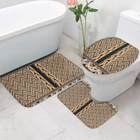 New Zealand Maori Niho Taniwha Bathroom Set Karaka Mangopare and Puhoro Pattern LT9 - Polynesian Pride