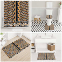New Zealand Maori Niho Taniwha Bathroom Set Karaka Mangopare and Puhoro Pattern LT9 - Polynesian Pride