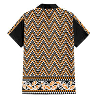 New Zealand Maori Niho Taniwha Family Matching Short Sleeve Bodycon Dress and Hawaiian Shirt Karaka Mangopare and Puhoro Pattern