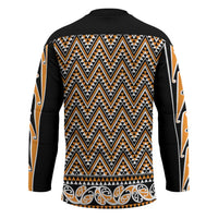 New Zealand Maori Niho Taniwha Hockey Jersey Karaka Mangopare and Puhoro Pattern LT9 - Polynesian Pride