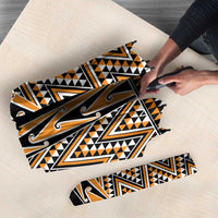 New Zealand Maori Niho Taniwha Umbrella Karaka Mangopare and Puhoro Pattern LT9 - Polynesian Pride