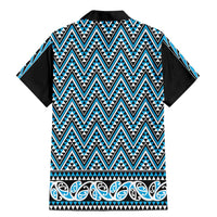 New Zealand Maori Niho Taniwha Family Matching Mermaid Dress and Hawaiian Shirt Kikorangi Mangopare and Puhoro Pattern