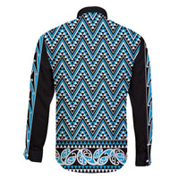 New Zealand Maori Niho Taniwha Family Matching Summer Maxi Dress and Hawaiian Shirt Kikorangi Mangopare and Puhoro Pattern