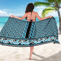 New Zealand Maori Niho Taniwha Sarong Kikorangi Mangopare and Puhoro Pattern