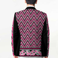 New Zealand Maori Niho Taniwha Blazer Mawhero Mangopare and Puhoro Pattern - Polynesian Pride