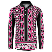 New Zealand Maori Niho Taniwha Button Sweatshirt Mawhero Mangopare and Puhoro Pattern