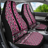 New Zealand Maori Niho Taniwha Car Seat Cover Mawhero Mangopare and Puhoro Pattern