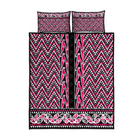 New Zealand Maori Niho Taniwha Quilt Bed Set Mawhero Mangopare and Puhoro Pattern