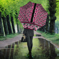 New Zealand Maori Niho Taniwha Umbrella Mawhero Mangopare and Puhoro Pattern LT9 - Polynesian Pride
