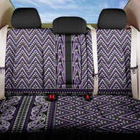 New Zealand Maori Niho Taniwha Back Car Seat Cover Waiporopo Mangopare and Puhoro Pattern LT9 One Size Purple - Polynesian Pride